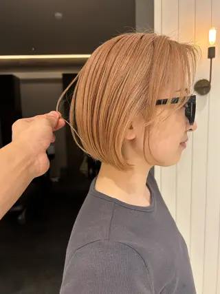 ショート カラー メンズヘア/レイヤー /ボブ山内春輝のヘアスタイル