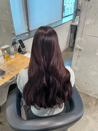 カラー 🤍韓国ヘア🤍透明 感ベージュ/まりんのヘアスタイル