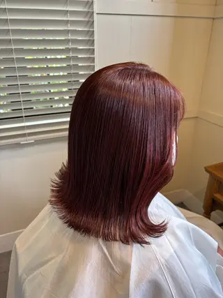 ミディアム カラー レシェル桑名店所属・レシェル桑名店 RINAのヘアスタイル