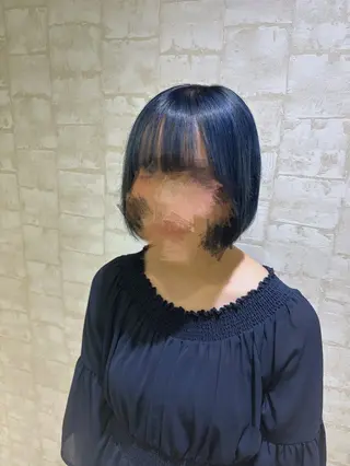 ショート カラー 韓国／うる艶カラー 🐈‍⬛💗miyuのヘアスタイル