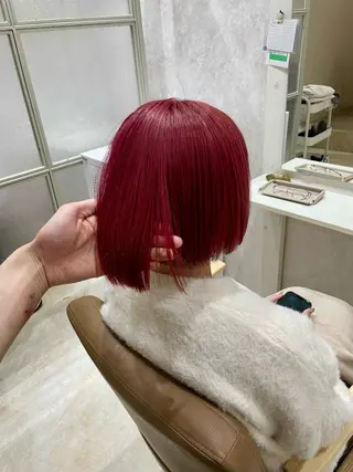 ミディアム カラー 高発色🌈艶✨️ Rico.りんたろうのヘアスタイル