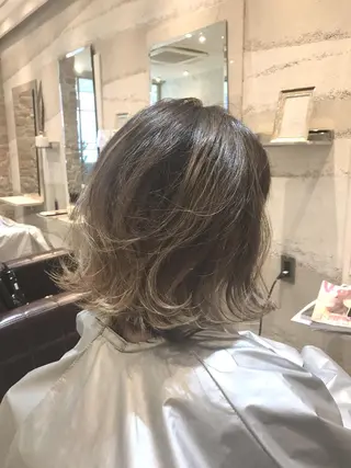 ミディアム カラー 髪質改善・艶髪特化 木村侑平のヘアスタイル