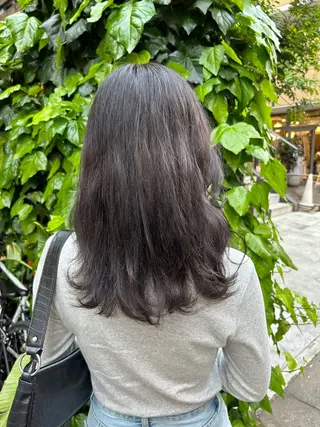 ミディアム 🤍Nozomi/ オリーブカラー🌿のヘアスタイル