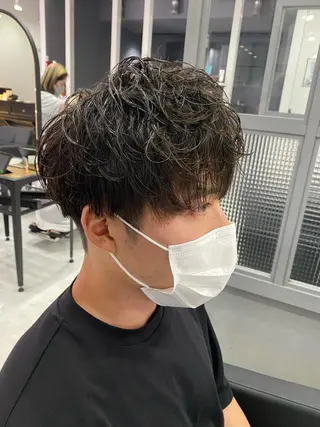 メンズ 🟣メンズパーマ 川端 永遠🟣のヘアスタイル