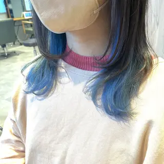 セミロング マンツーマン美容師 🫧‪久保友華菜🫧のヘアスタイル