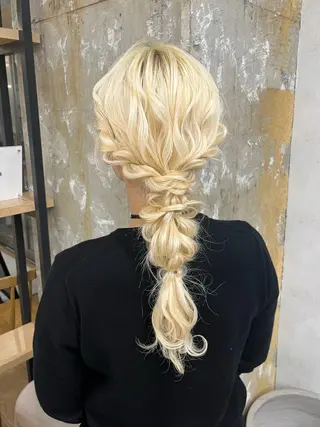 ヘアアレンジ misato/レイヤ ー/暖色カラーのヘアスタイル