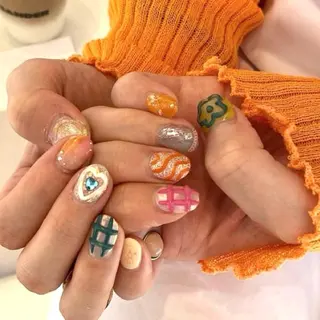 ネイル Nails VINATI所属・ササキスズナ Jr.ネイリストのネイルデザイン