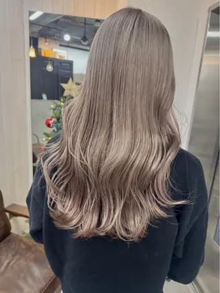 ロング カラー ﾔﾏﾅｶ ﾘﾘｶ🫐 寒色系ｶﾗｰ🫐のヘアスタイル