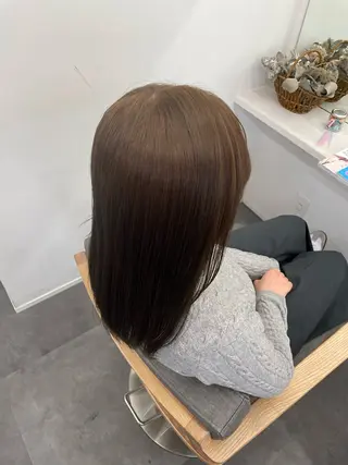 セミロング カラー Latte川原店所属・金古 美優のヘアスタイル