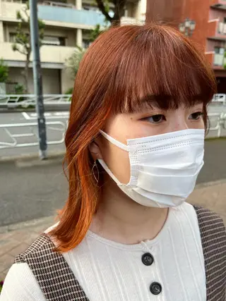 ミディアム カラー ROCCO east MIYOのヘアスタイル