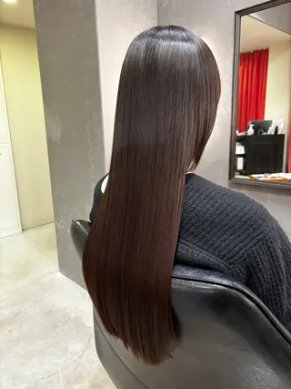 ロング カラー ducca所属・ナガト カオリのヘアスタイル