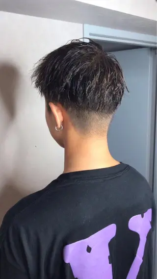 ショート パーマ メンズ L’atelier BROCANTE (ラトリエ ブロカント)所属・BROCANTE立川 karasawa.nのヘアスタイル