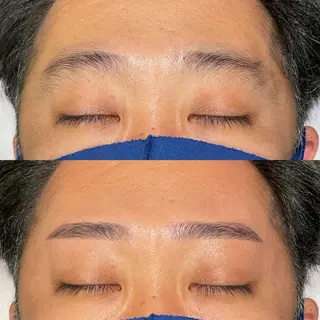 メンズ アイブロウ メンズ眉毛ワックス 青山英憲のヘアスタイル