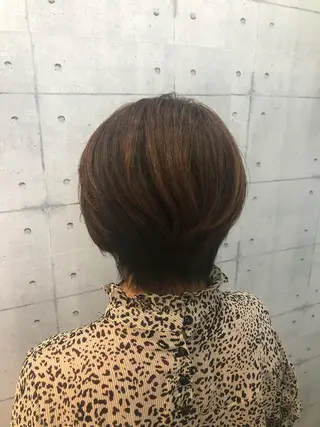 ショート カラー 金沢 広美のヘアスタイル