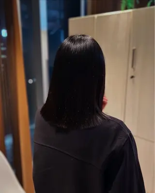 セミロング 佐藤 ウィリアムのヘアスタイル