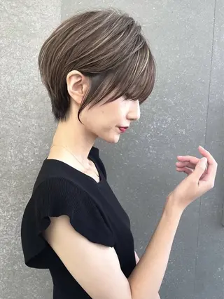 ショート カラー パーマ ✂️ショート・ボブ Lond　Bloomのヘアスタイル