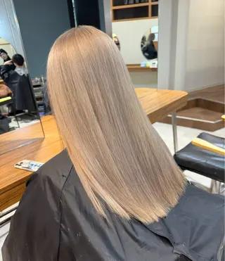 ロング カラー 岡本 太陽☀️のヘアスタイル