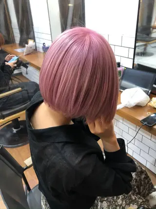 ショート カラー MOOD,所属・レイヤーカット/銀座 TAROのヘアスタイル