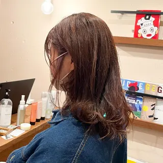 ミディアム カラー 【似合わせカット】 谷口海斗のヘアスタイル