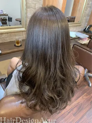 ロング カラー HairDesign Azurのヘアスタイル