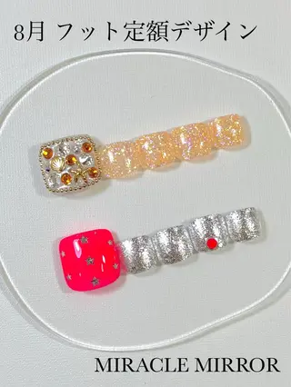 ネイル ミラクルミラー 町野のネイルデザイン
