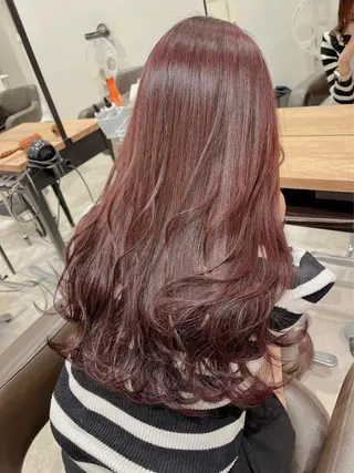 ロング カラー 安井まゆ _Box mico.のヘアスタイル