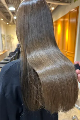 ロング カラー パーマ 🤎カット/ブリーチ /縮毛矯正/大宮🤎のヘアスタイル