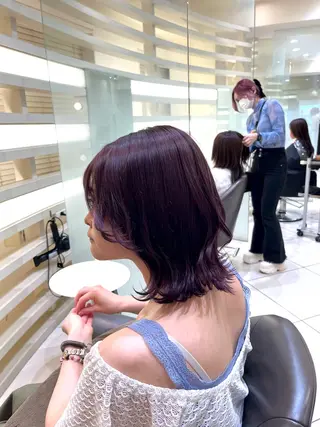 カラー 縮毛矯正/艶髪/ チホリのヘアスタイル