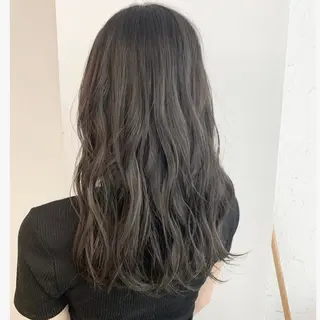 ロング カラー 渋谷ブリーチカラー 韓国ヘアyuikoのヘアスタイル