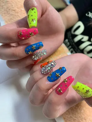 ネイル rukianail 新里のネイルデザイン