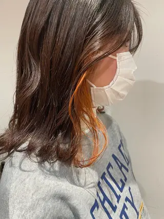 ミディアム カラー 🌈🌸あおき みちる🌟💗のヘアスタイル