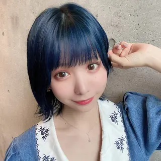ミディアム カラー SALOWIN原宿AROA店所属・顔まわり神カット✂︎ 齋藤雄大【表参道】のヘアスタイル