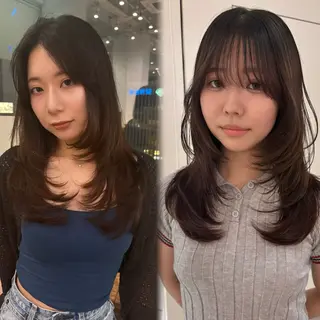 ロング 日吉/レイヤー/ 髪質改善/iatoのヘアスタイル