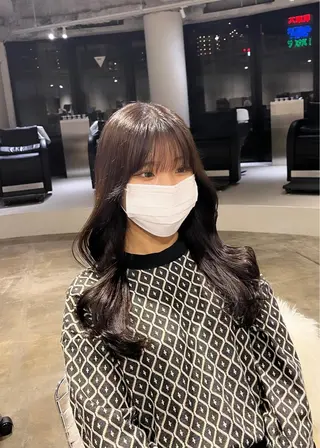 ロング カラー 🟡ひろの/ツヤ カラー/髪質改善🟡のヘアスタイル