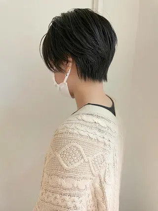 ショート カラー 江上拓郎/ショート /酸性ストレートのヘアスタイル