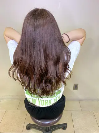 ロング カラー 進 詩織のヘアスタイル