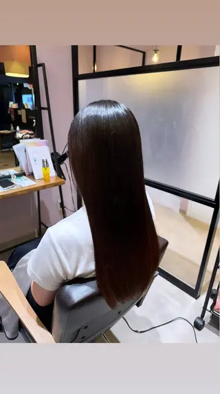 ロング 森 いずなのヘアスタイル