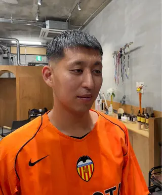 ショート パーマ/メンズ/ 鮫島竜海のヘアスタイル