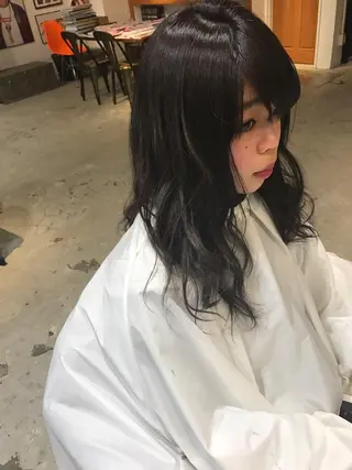 セミロング カラー パーマ ヘアアレンジ メンズ Forest. -髪質改善-のヘアスタイル