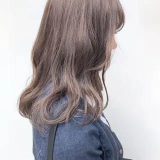 セミロング カラー 🍒暖色✖️レイヤー ／Haruna🍒のヘアスタイル