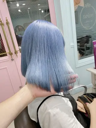 ショート カラー メンズ キッズ 【ブリーチ】色落ち* お任せ🎀俊介のヘアスタイル