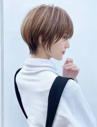 ショート COA GINZA 空也/前髪/顔まわりのヘアスタイル