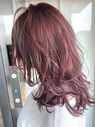 ミディアム カラー メンズヘア/レイヤー /ボブ山内春輝のヘアスタイル