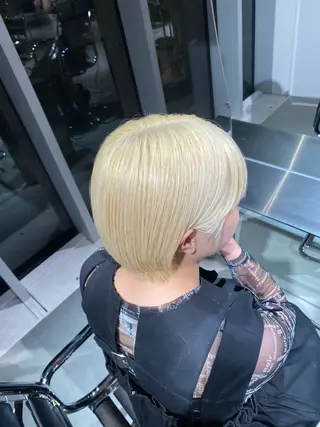 ショート REAL所属・ブリーチハイトーン 木谷 陽己のヘアスタイル