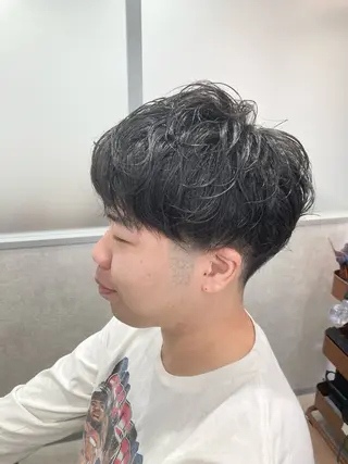 ショート パーマ メンズ パーマ職人 矢部絢一のヘアスタイル