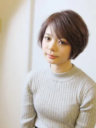 ショート カラー ブルーム yukiのヘアスタイル