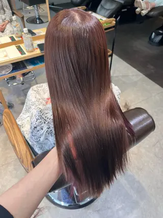 ロング カラー ボブ/arie ⠀ ⠀ ⠀のヘアスタイル
