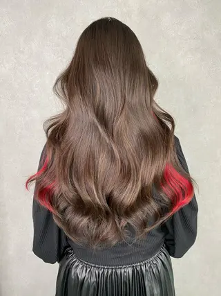 ミディアム 💎馴染むエクステ ×カラーTOMO💎のヘアスタイル