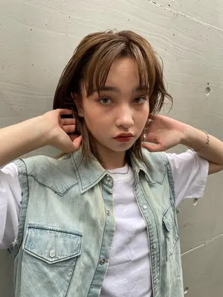 カラー sand 表参道所属・matoi/期間限定 カット無料💟✨のヘアスタイル