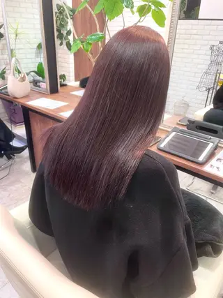 ロング カラー ヘアアレンジ ブリーチなし/ レイヤー🌿runaのヘアスタイル